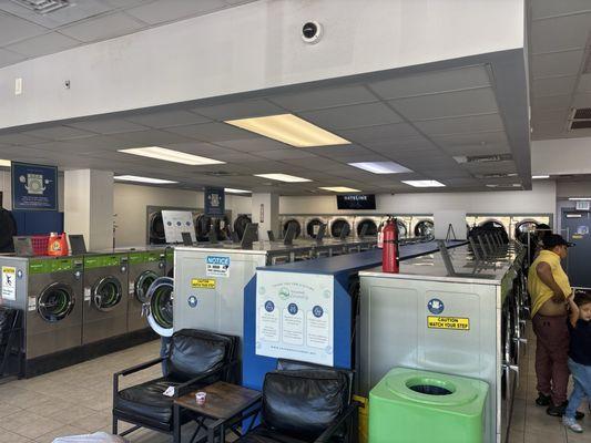 Inside the laundry location