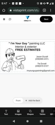 I'm Your Guy Painting