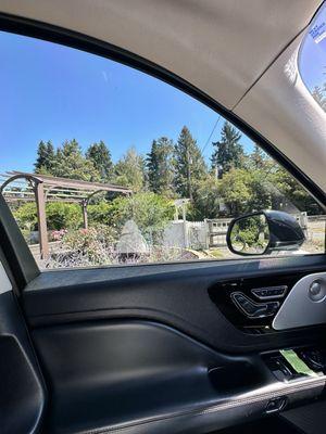 Front window tint