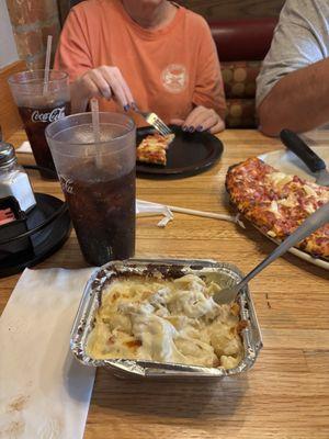 Chicken Alfredo- no flavor and smaller than a Lean Cuisine for $14