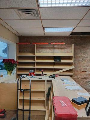 Construction continues