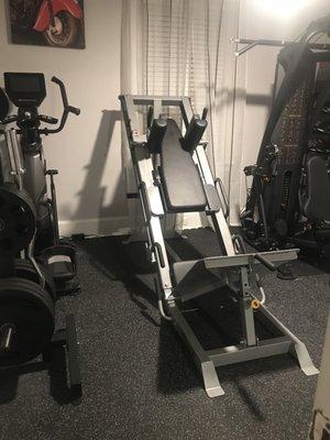 Hoist- hack squat/leg press machine