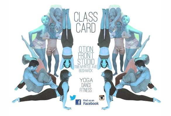 GET YOUR CLASS CARD!!