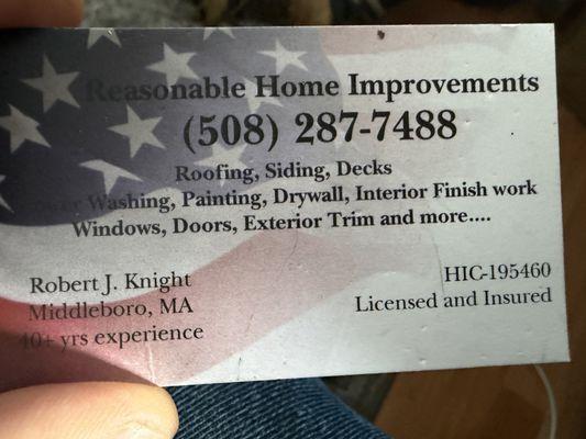 Reasonable Home Improvements