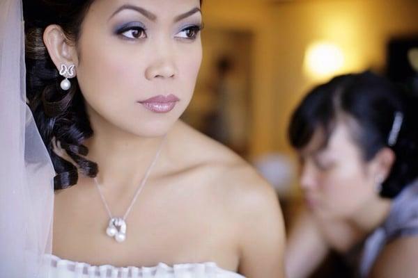 Bride had her brows done by Stacey