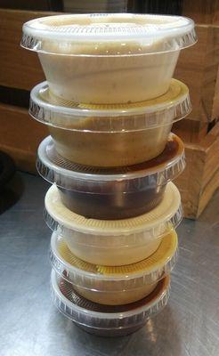 All about the sauce . House made