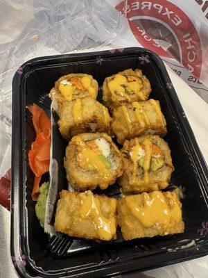 Deep Fried Salmon Roll