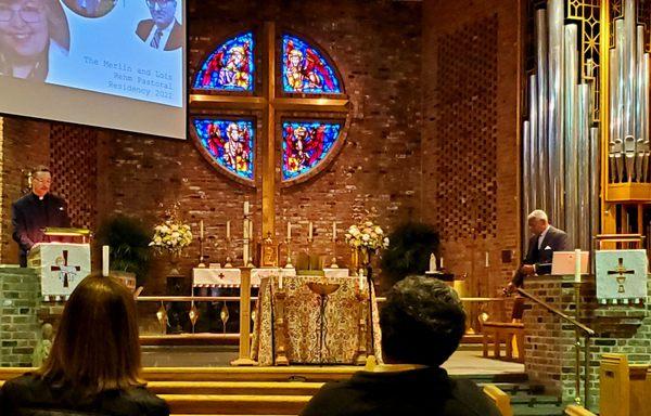 Pastors Hartwell and Belton tonight in honor of Dr Merlin & Lois Rehm - 4/27/2022