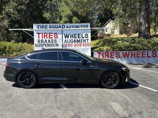 Got my tires changed at Tire Squad Automotive