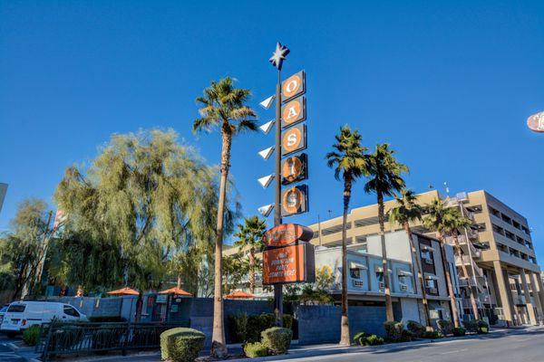 View of Oasis at Gold Spike from Las Vegas Boulevard