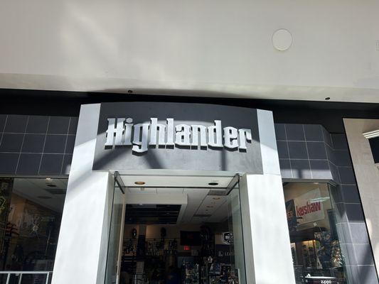 The front of the store and name of said store. Owner and employee were apart of this interaction.