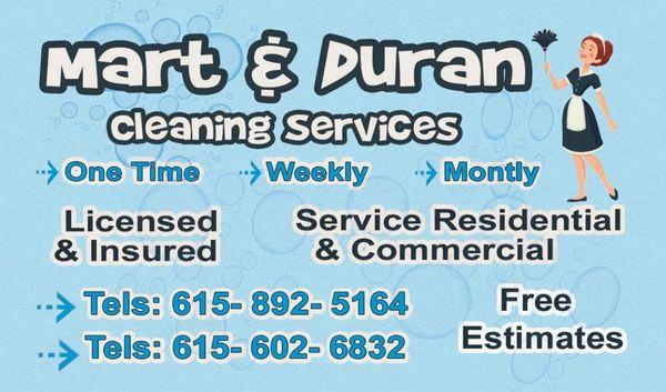 Mart & Duran Cleaning Service