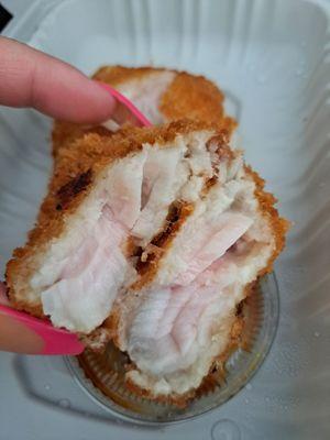 Fish was undercooked