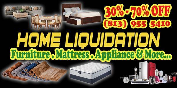 Home Liquidation offers items typically found in retail stores at significantly reduced prices.
