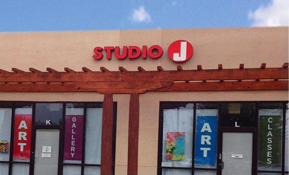 Studio J Contemporary Gallery in the Village of Los Ranchos