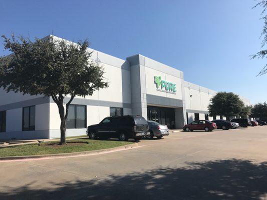 Outside of our glorious building.