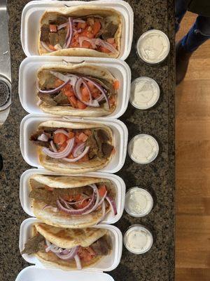 Gyros are only $3.99 the entire month of February! My daughter and I did a 21 day fast, and yummy gyros is how we broke our fast.