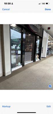 This is an hour after the store was supposed to be open