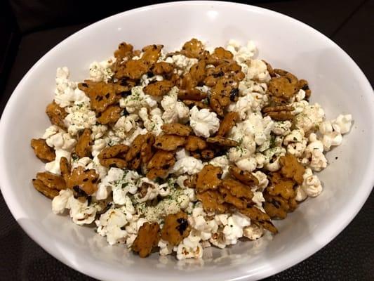 Perfected!  5 minutes, 30 seconds.  Added furikake & arare - VN