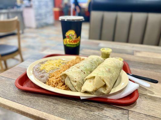 Number 16. To Kearney, I saw the burritos, rice and beans. Can't forget the horchata