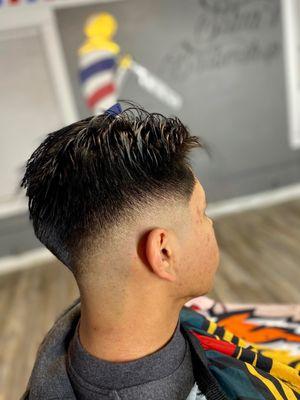 Slick medium low shadow fade
