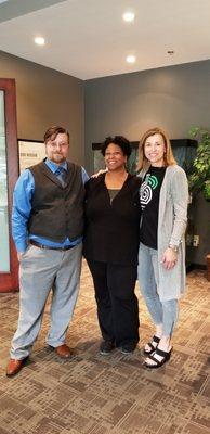 Local repair shop, uBreakiFix Phone Medic's CEO Christine Ricci, partners with NewHouse community leader, Cicelynn Elix, to donate refurbish