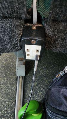 Lack of outlet for laptop