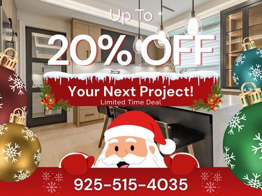 Enjoy Up to 20% Off This Christmas