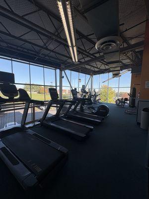 Upstairs cardio equipment