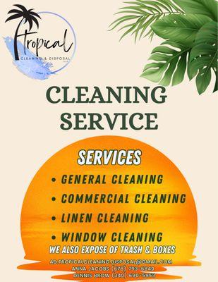 Tropical Cleaning and Disposal