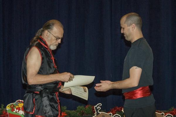 Sifu John Vihilidal of Escondido Kung Fu and Tai Chi guides each individual student to their own level of truth with integrity.