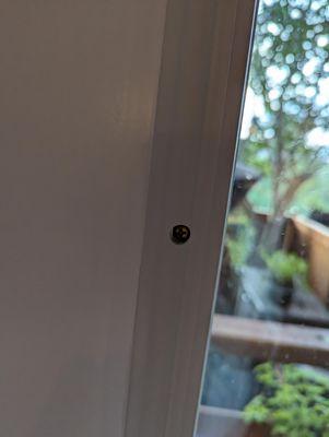 Did not put plugs over screws after asking them to at least 3 times.