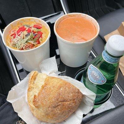 Chicken Tortilla and Lobster Bisque