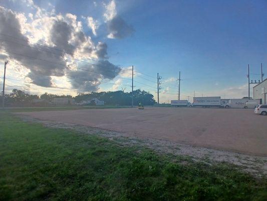 This is my parking lot they have completed for me