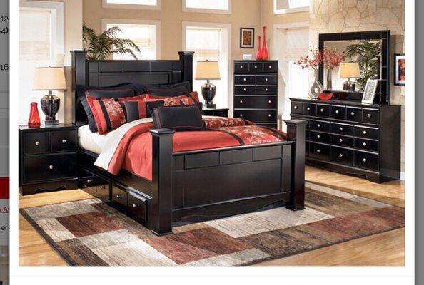 Queen bed with dresser mirror 1 night stand $849.99