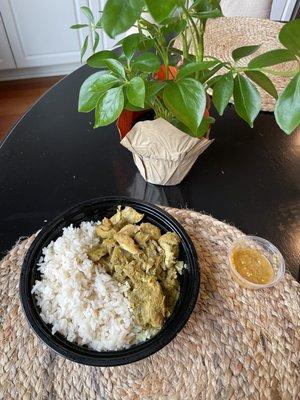 Chicken and Rice Bowl ($10 rainy day special)