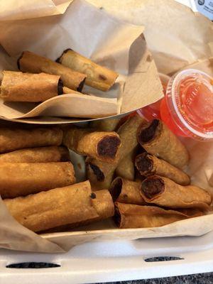 Top left: small order of jalapeno/chicken eggrolls. The rest are pork eggrolls. Formerly Eggrolly, I'm glad Kapwa kept these on their menu.