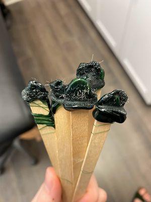 The after of a nose wax, so satisfying.