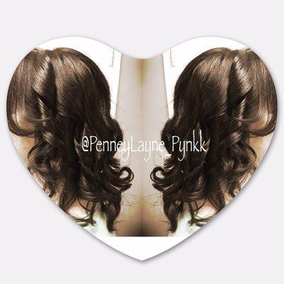 Soft curls for a night out.