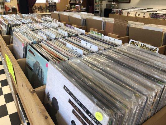 Interior of the new arrivals section.