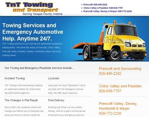 TnTTowingAZ.com website