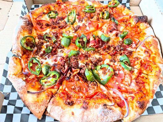 Mexican pizza - pretty good