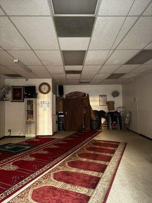 Inside musallah