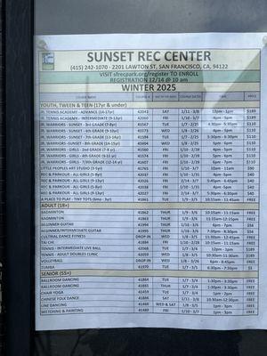 Sunset Recreation Center