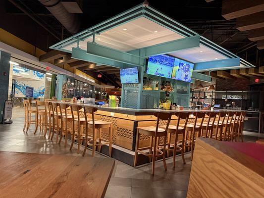 The restaurants were dead and the service was horrible