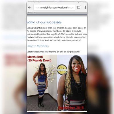 This program really works!! Customers since November 2015, 30 pounds down with 5 months maintenance.