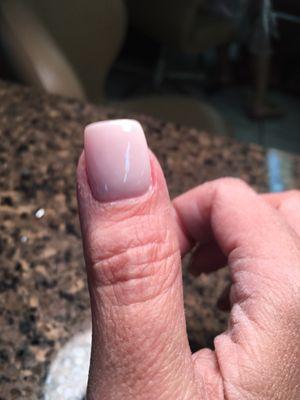 My repaired nail. Beautiful!