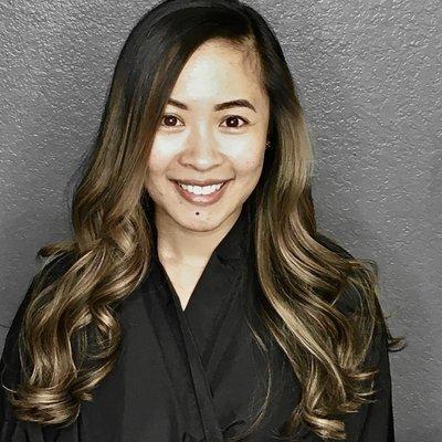 Mushroom bronde balayage by Vic