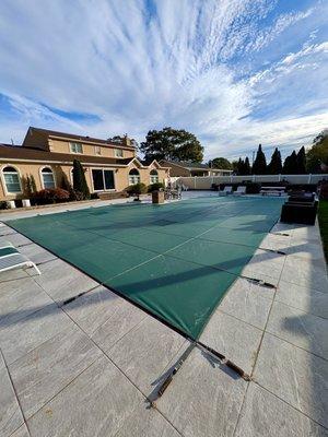 Another beauty of a safety cover install yesterday at Jerome's in Holbrook