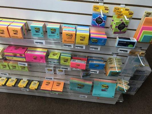 Post it notes.